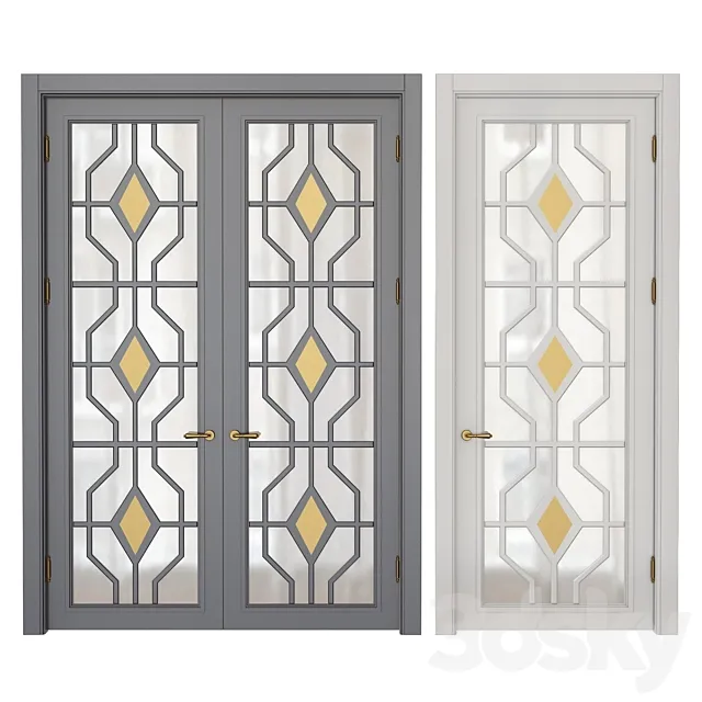 Classic interior doors 3DModel