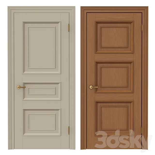 Classic interior doors 3DModel