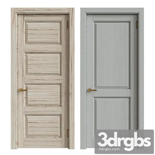 Classic interior doors 4 3D Model Download