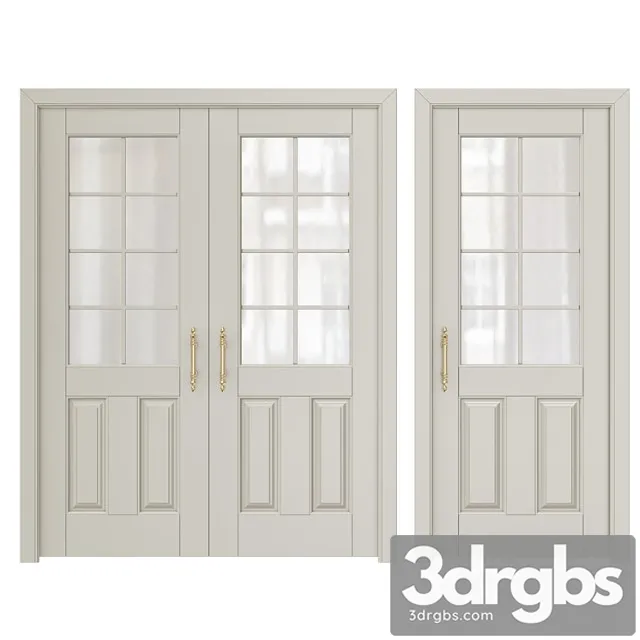 Classic interior doors 5 3D Model Download