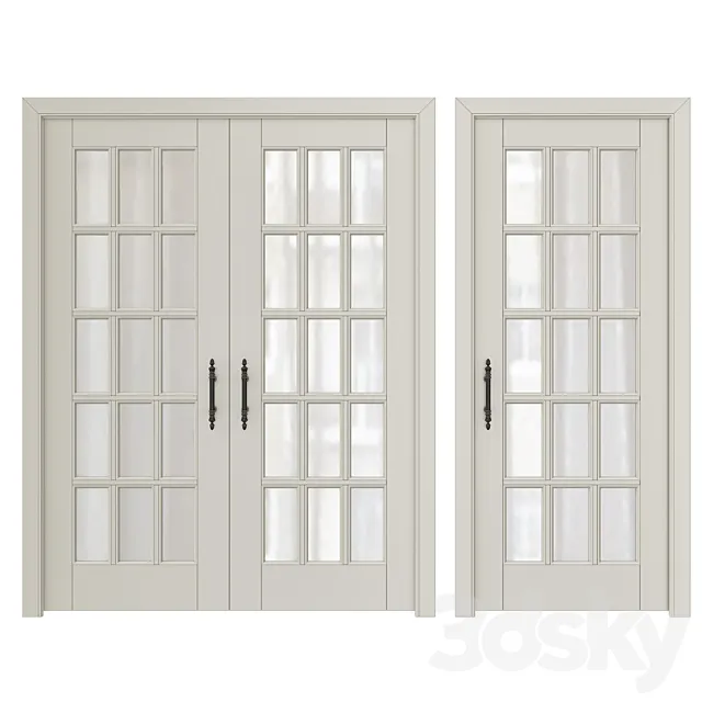 Classic interior doors 8 3DModel