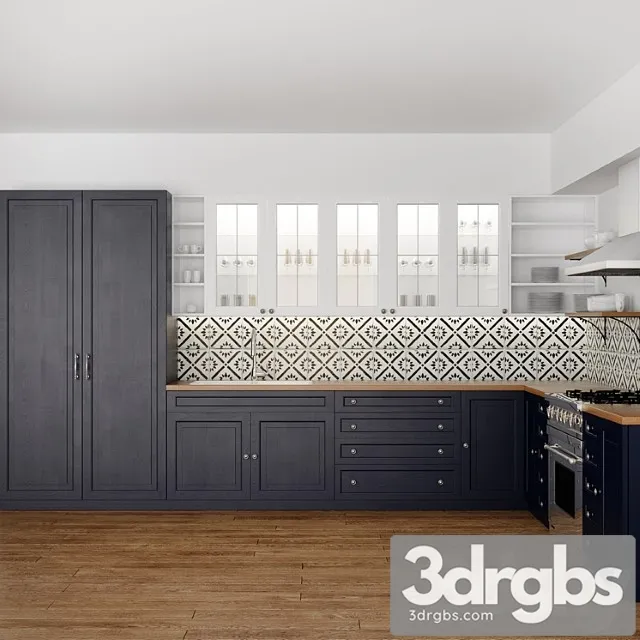 Classic Kitchen 28 3D Model Download