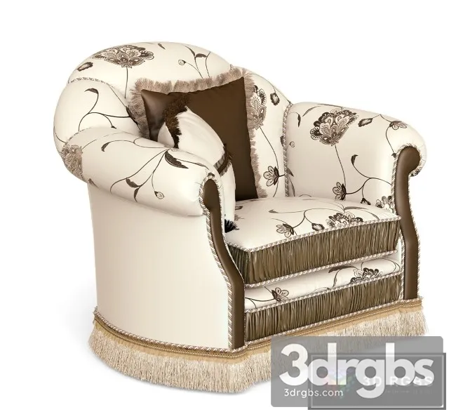 Classic Luxury Armchair 11 3D Model Download Classic Luxury Armchair 11 3D Model Download