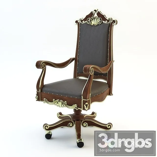 Classic Luxury Office Chair 3D Model Download Classic Luxury Office Chair 3D Model Download