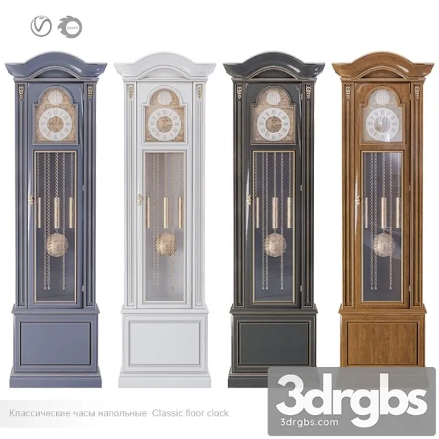 Classic mechanical grandfather clock