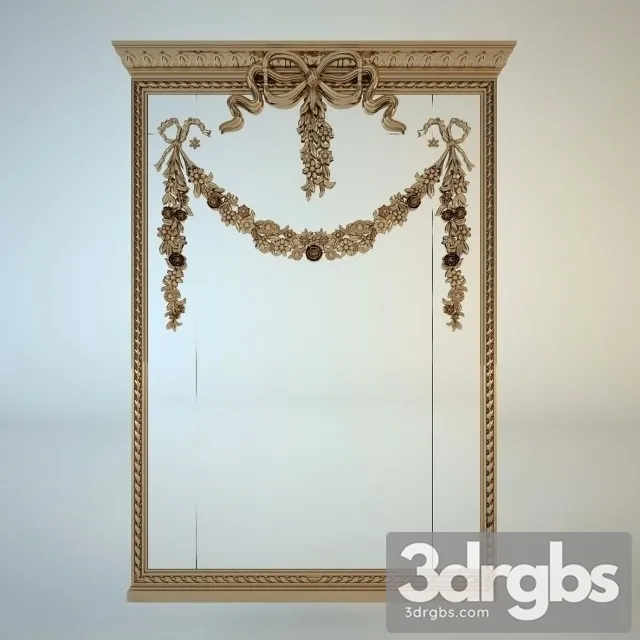Classic Mirror 06 3D Model Download Classic Mirror 06 3D Model Download