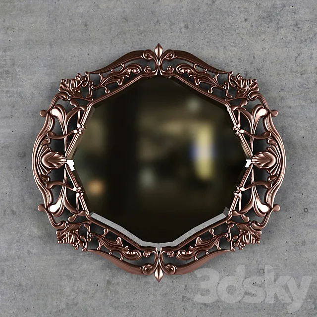 Classic mirror 3DModel Classic mirror 3DModel