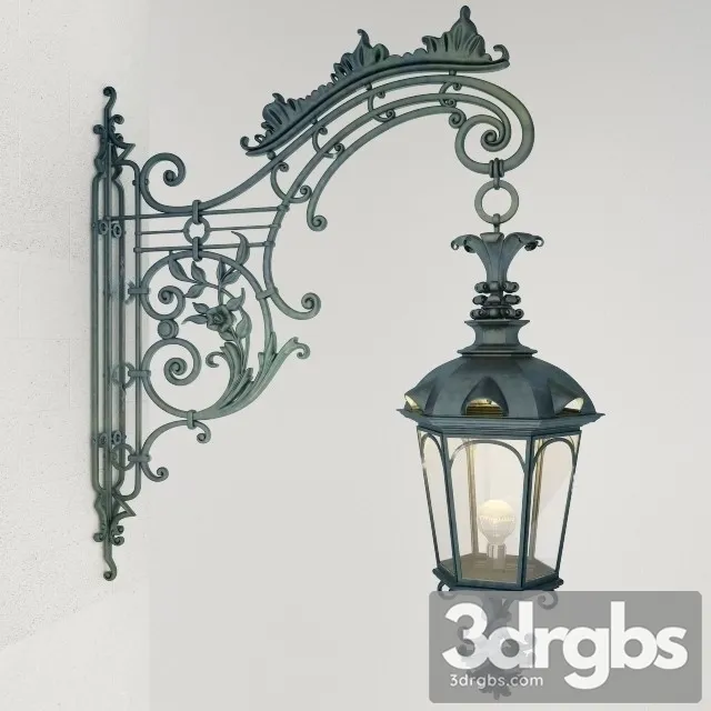 Classic Outdoor Wall Lamp 3D Model Download Classic Outdoor Wall Lamp 3D Model Download
