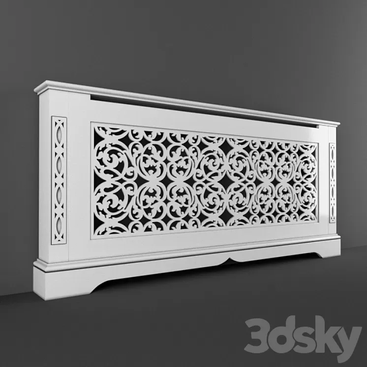Classic Radiator Cover 101 3D Model