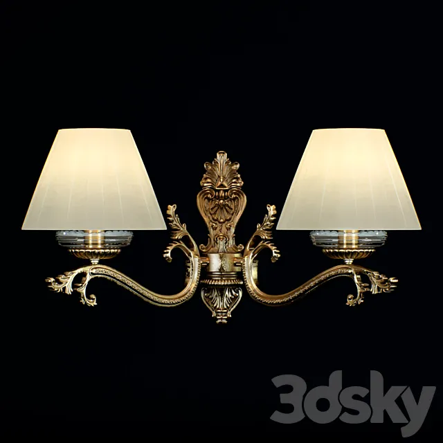 Classic sconces Asti 2 3DModel