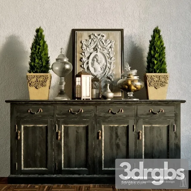 Classic Sideboard 2 3D Model Download