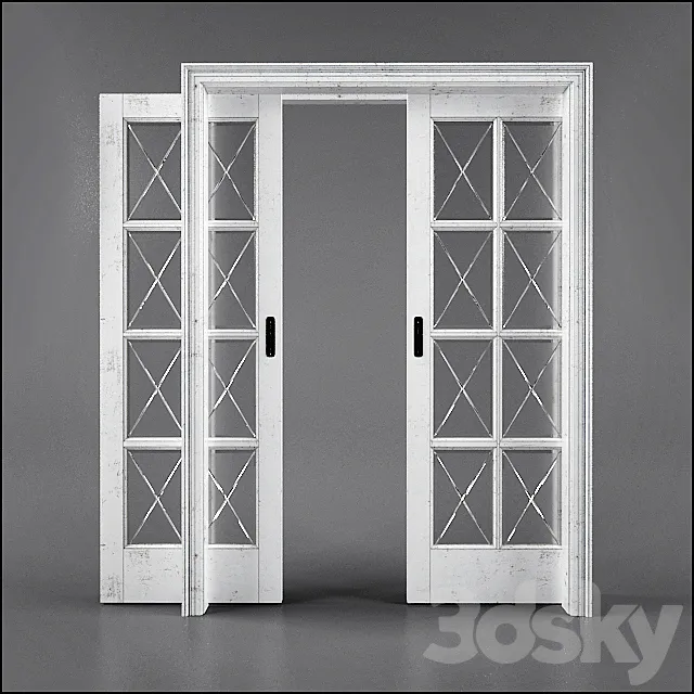 classic sliding door 3DModel