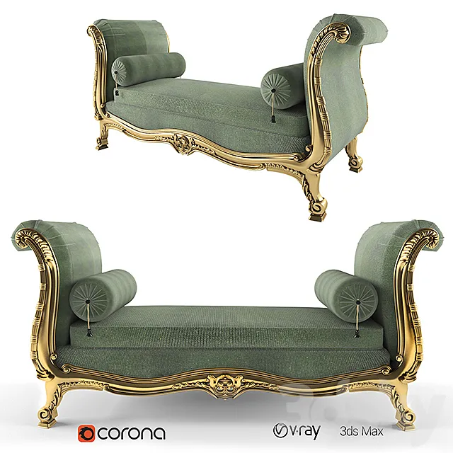 Classic Sofa 3D Model