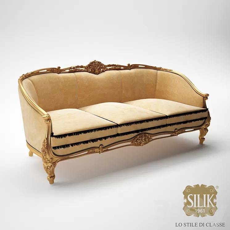 Classic sofa Adone (Silik) 3D Model