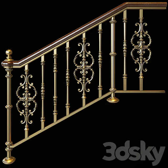 Classic staircase 3DModel