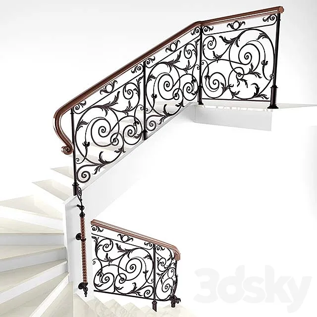 Classic Staircase 3DModel