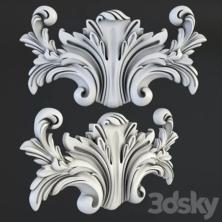 classic stucco 3D Model classic stucco 3D Model