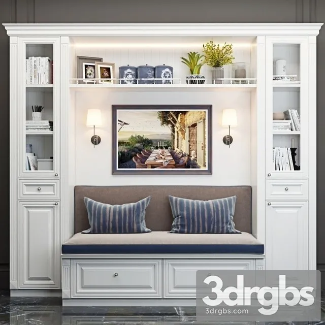 Classic Style Banquet 3D Model Download