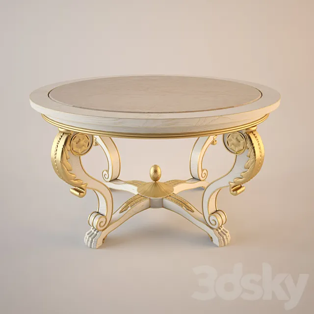 Classic Table AMD 3D Model