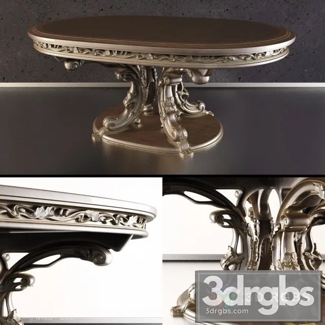 Classic Table Console 3D Model Download