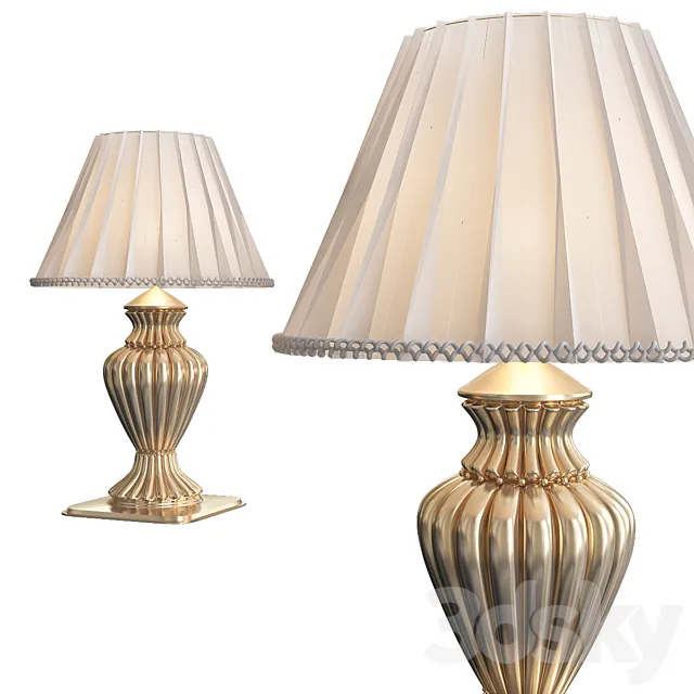 Classic table lamp 3D Model Classic table lamp 3D Model
