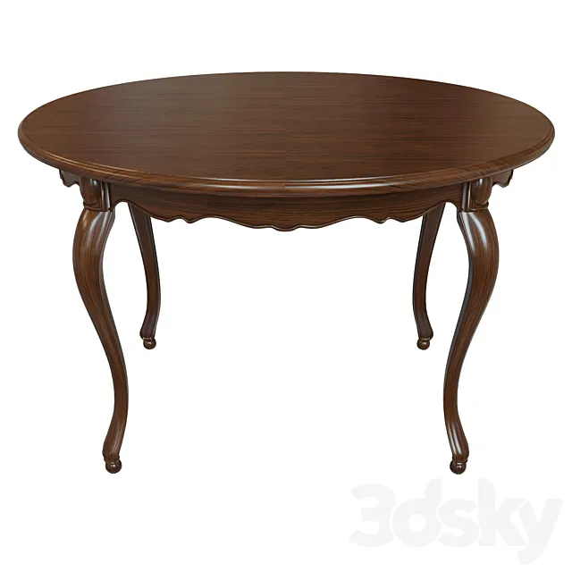 Classic table_1200 3D Model