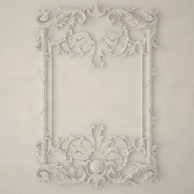 Classic wall decorative 3D Model Classic wall decorative 3D Model