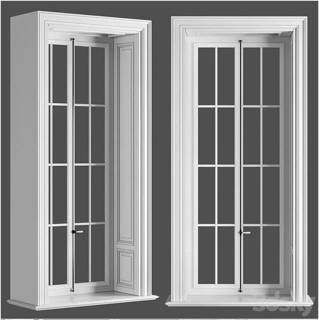 Classic window 3D Model