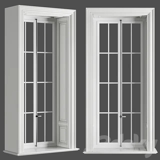 Classic window 3DModel