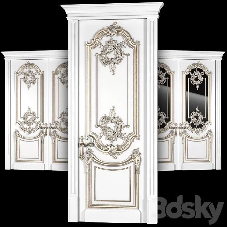 classical door 3D Model