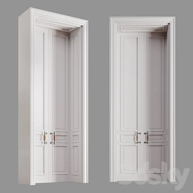 Classical door 3D Model