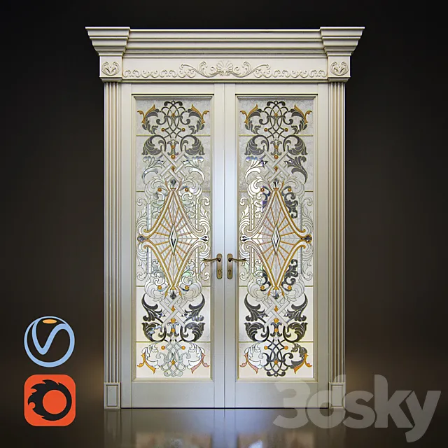 Classical door 3DModel