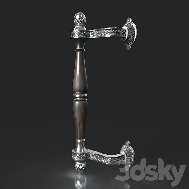 Classical door handle 3DModel