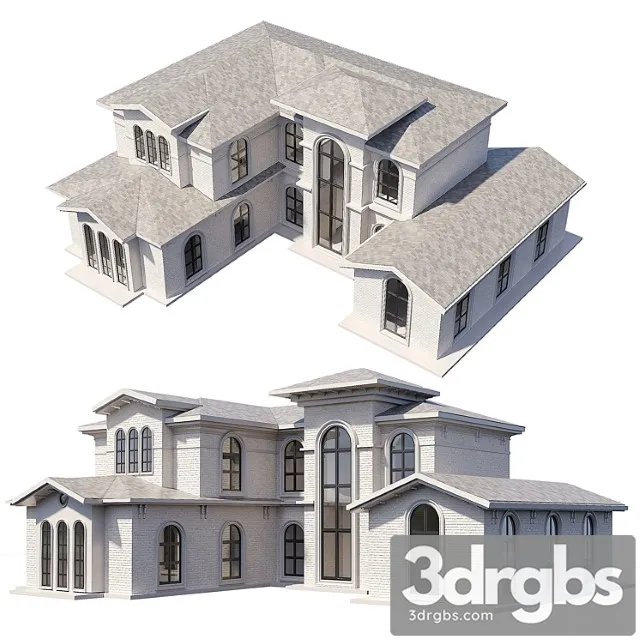 Classical House 3D Model Download
