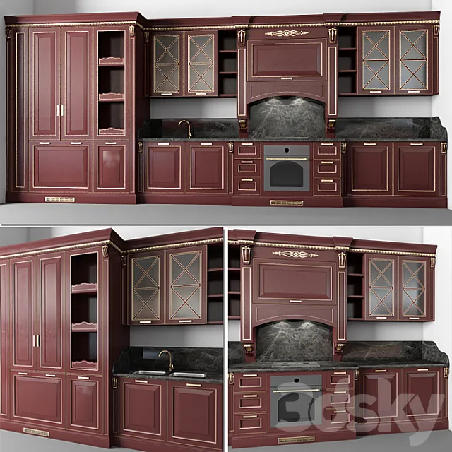 Classical kitchen 3DModel
