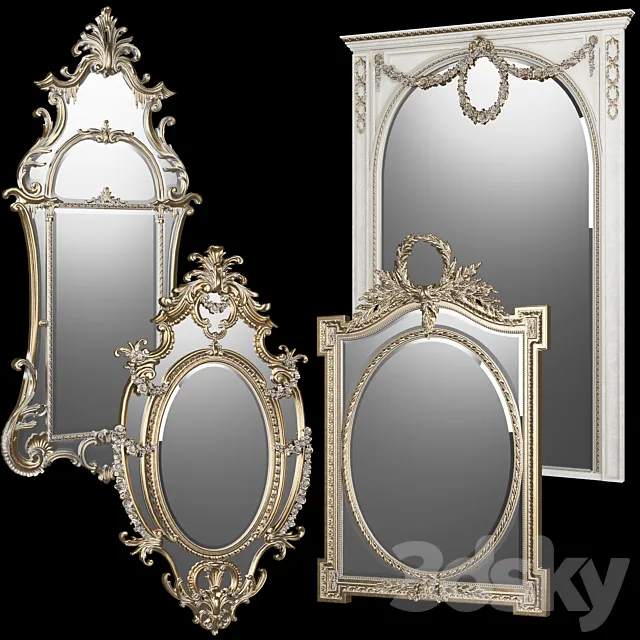 classical mirrors 3D Model