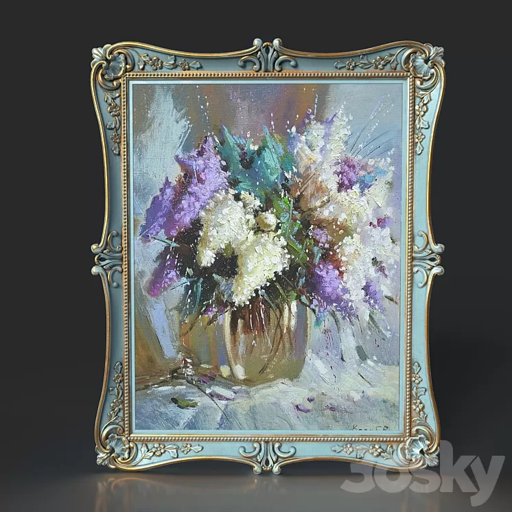 Classical picture 3D Model