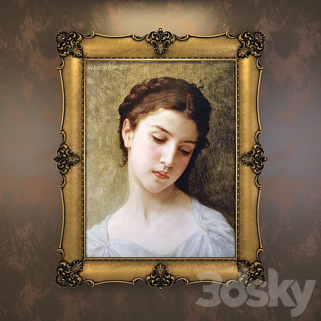 classical picture frame 3D Model classical picture frame 3D Model