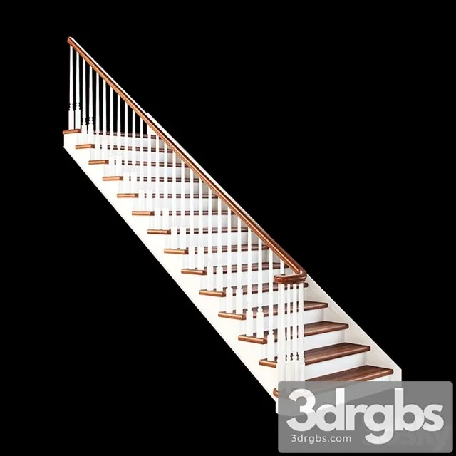 Classical Staircase 3D Model Download