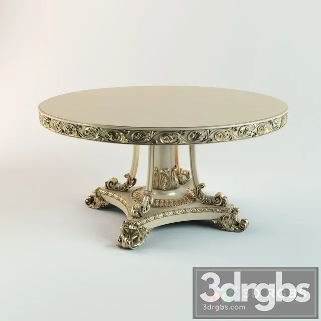 Classical Table 3D Model Download