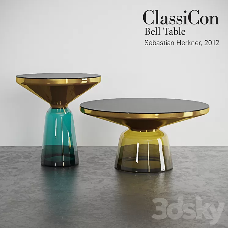 ClassiCon Bell Table 3D Model
