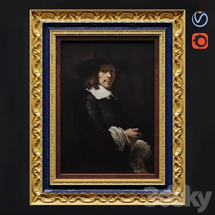 Classikal_Paint_rembrtant 3D Model