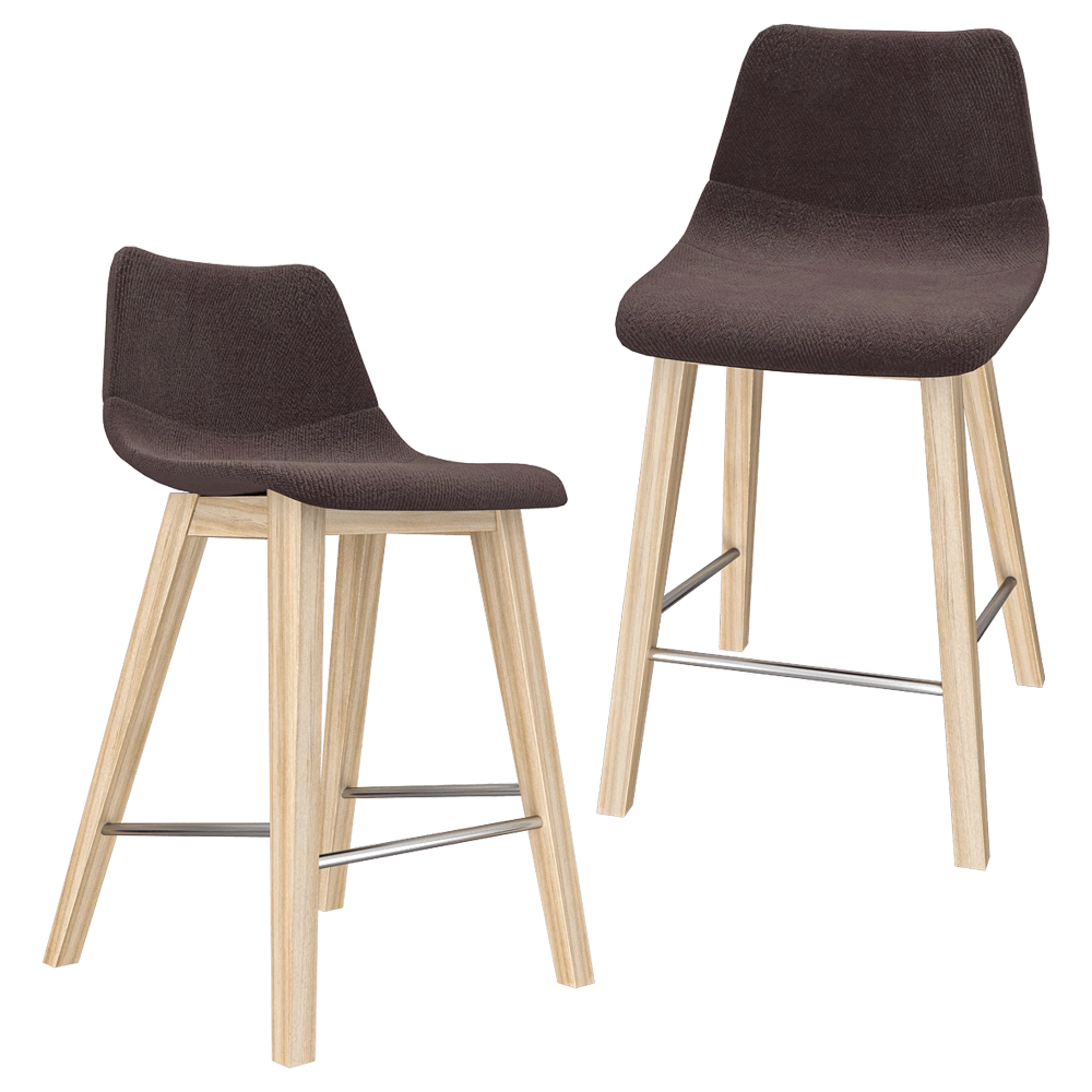 Claudie design – Bar stool Carrie 3D Model Claudie design – Bar stool Carrie 3D Model