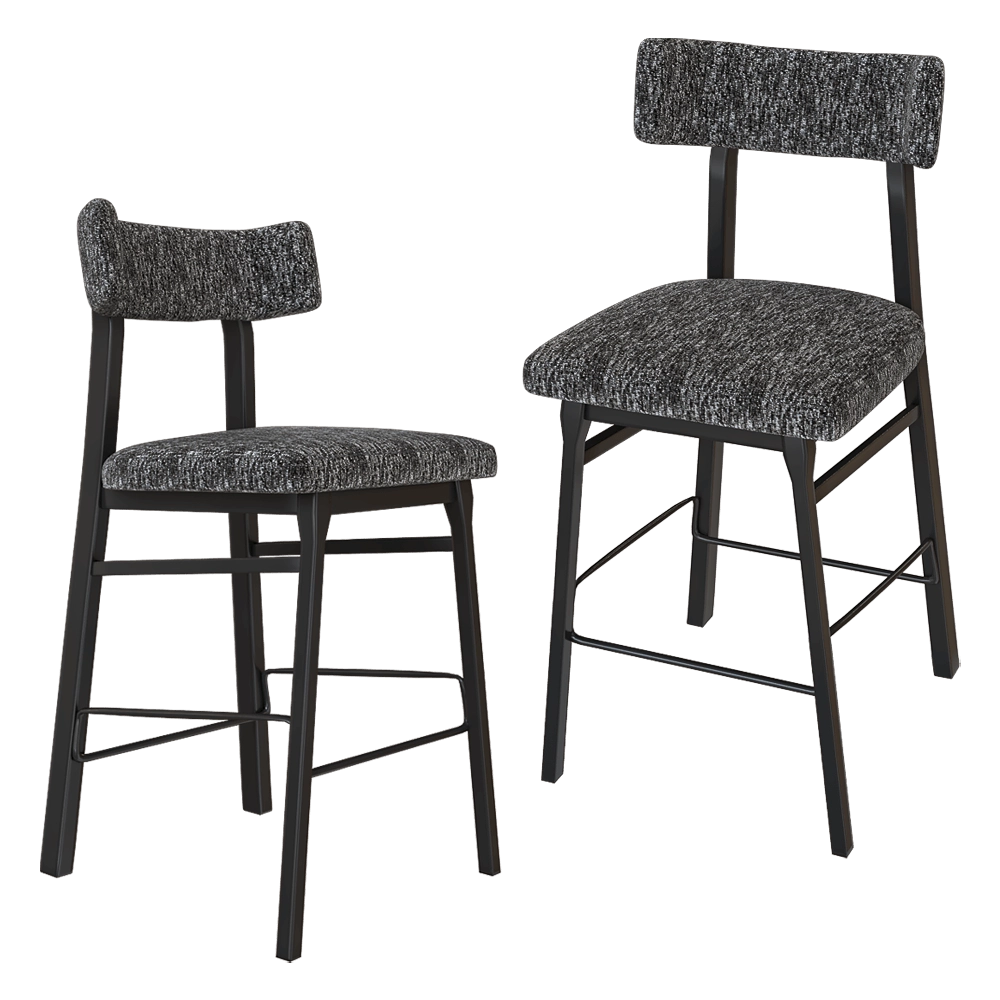 Claudie design – Bar stool Chloe 3D Model Claudie design – Bar stool Chloe 3D Model