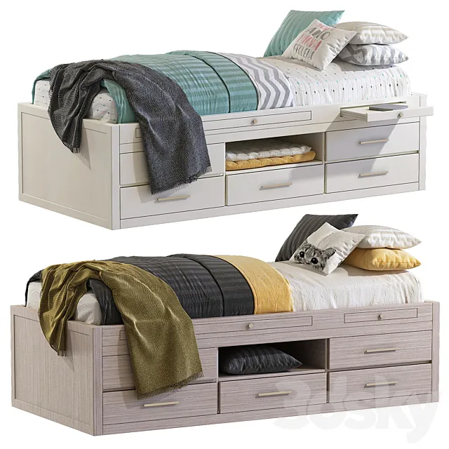 Cleary Captain’s Bed 3D Model Cleary Captain’s Bed 3D Model