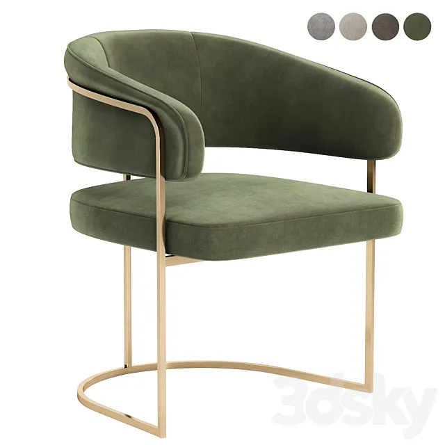 clem chair 3D Model clem chair 3D Model