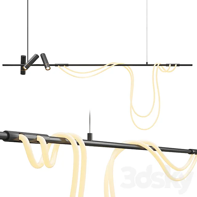 Clemens Linear Lamp 3D Model Clemens Linear Lamp 3D Model