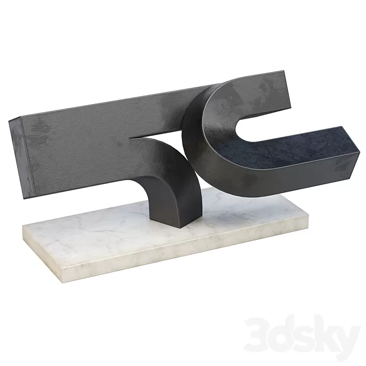 Clement Meadmore Attributed Working Model 3D Model
