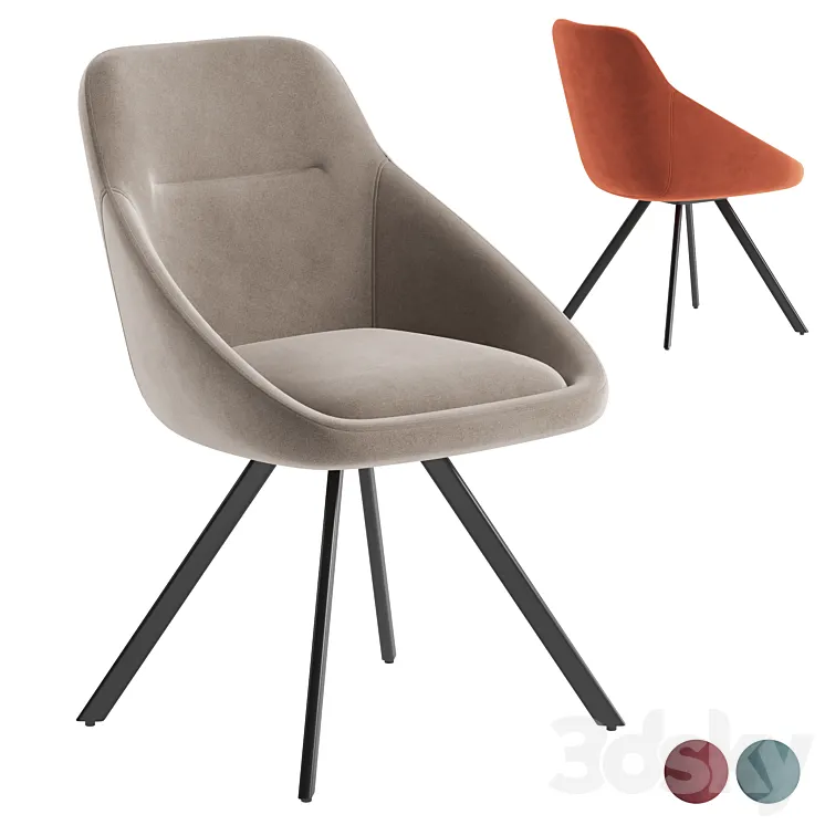 cleo chair 3D Model Free Download