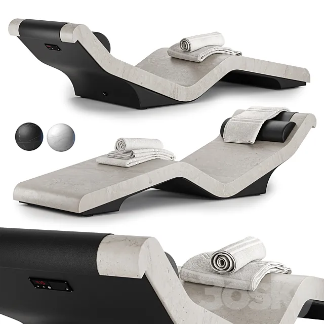 Cleopatra Basico heated pool_spa lounger 3D Model